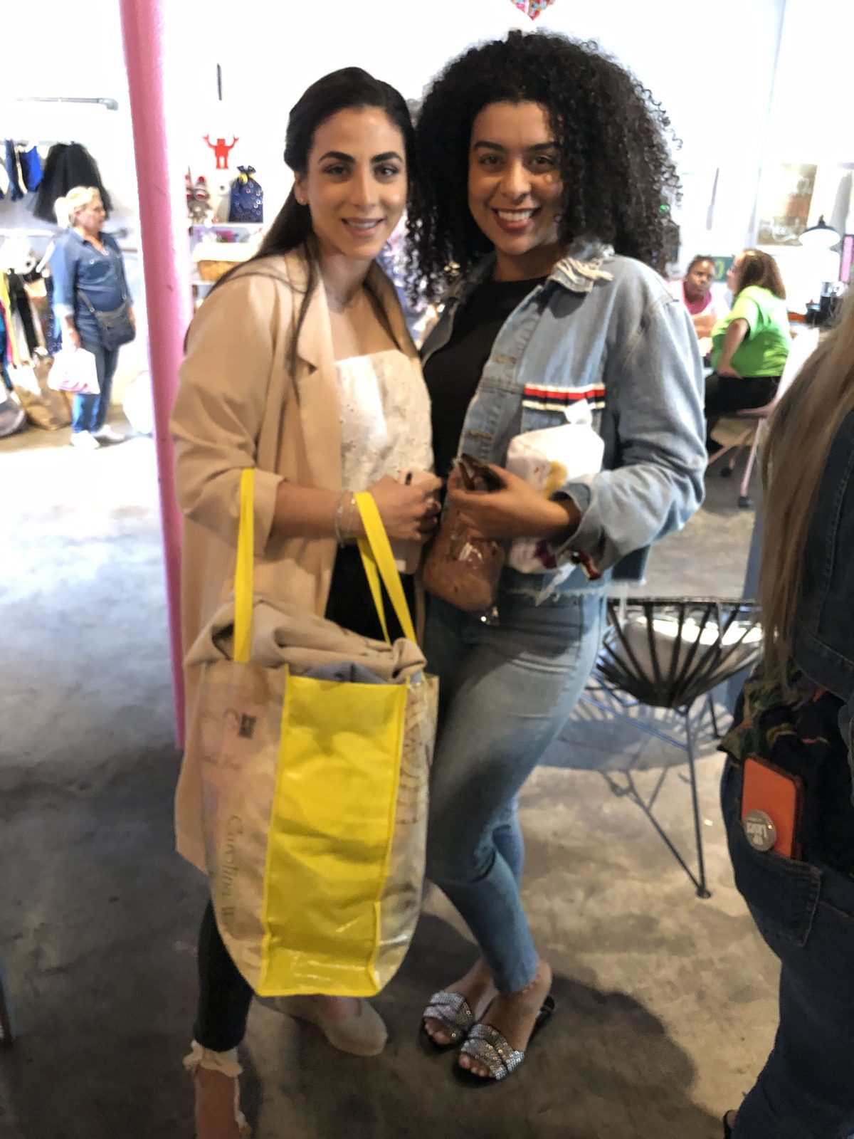 Full bags, happy faces