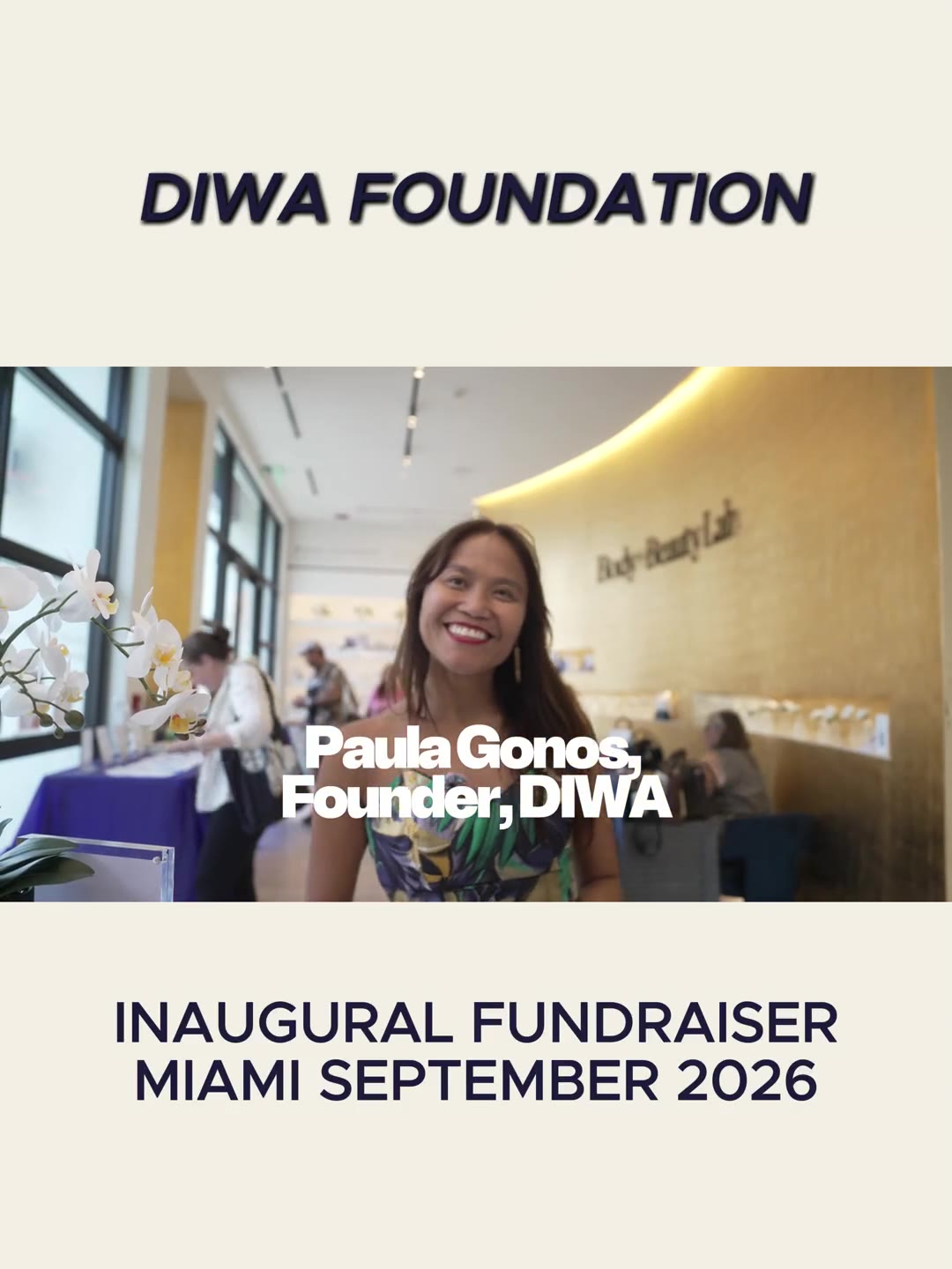 Paula Gonos, founder of DIWA, at An Afternoon of Exchange